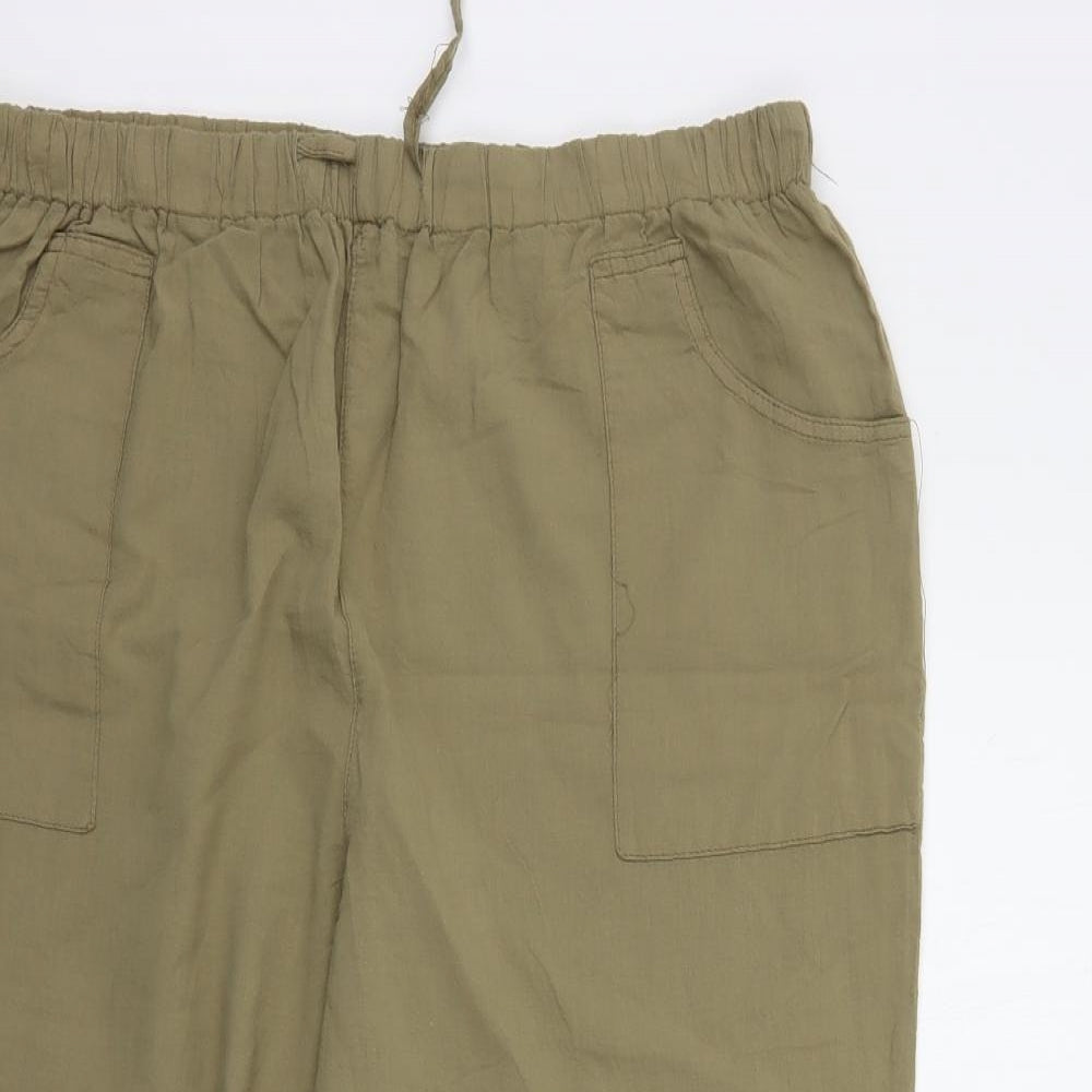 Preworn Womens Green   Trousers  Size 3XL L20 in