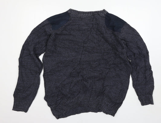 Matalan Mens Blue   Pullover Jumper Size L