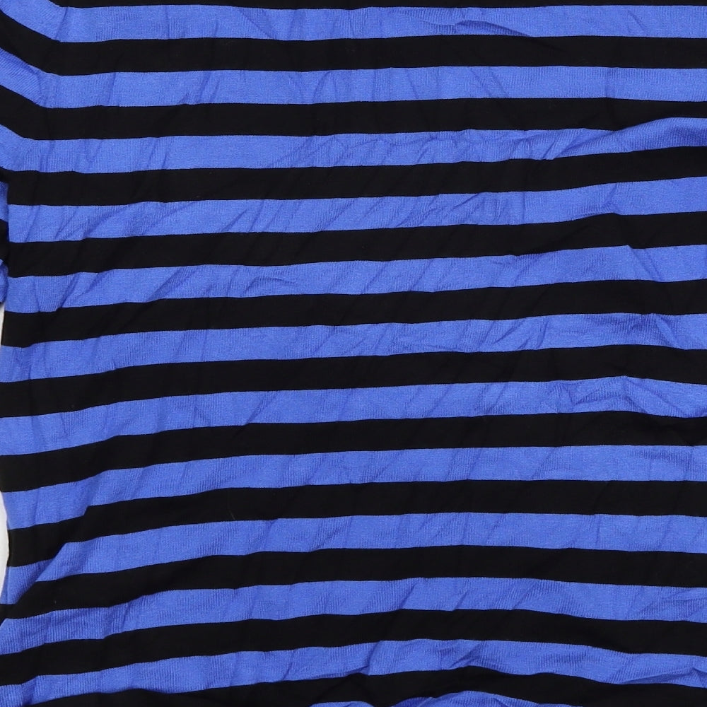 Marella Womens Blue Striped  Pullover Jumper Size M