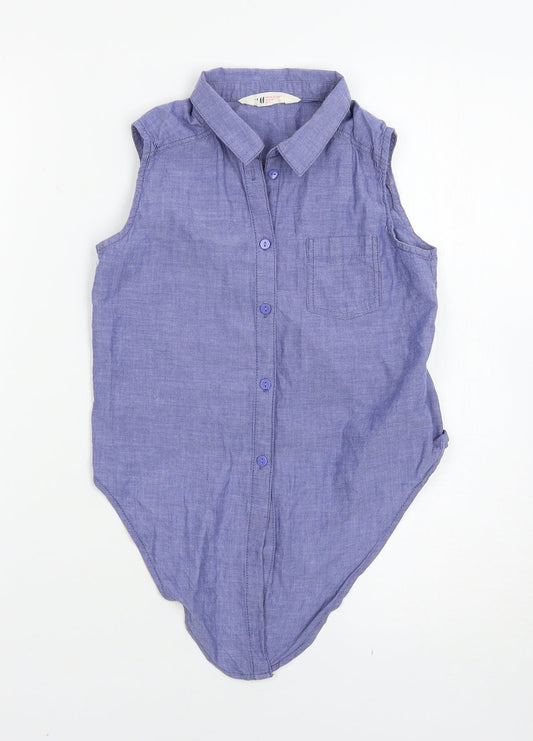 H&M Girls Blue   Basic Casual Size 10-11 Years