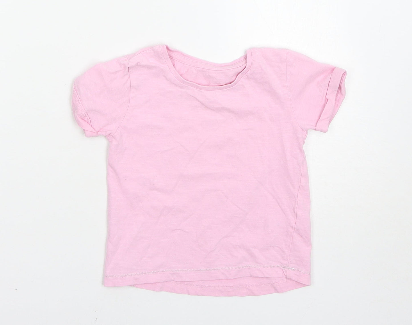 Matalan Boys Pink   Basic T-Shirt Size 18-24 Months