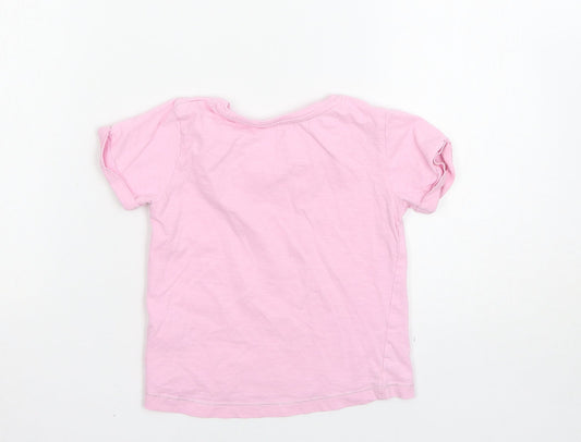 Matalan Boys Pink   Basic T-Shirt Size 18-24 Months