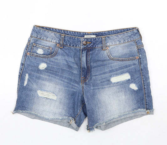 Forever21 Womens Blue   Cut-Off Shorts Size 30