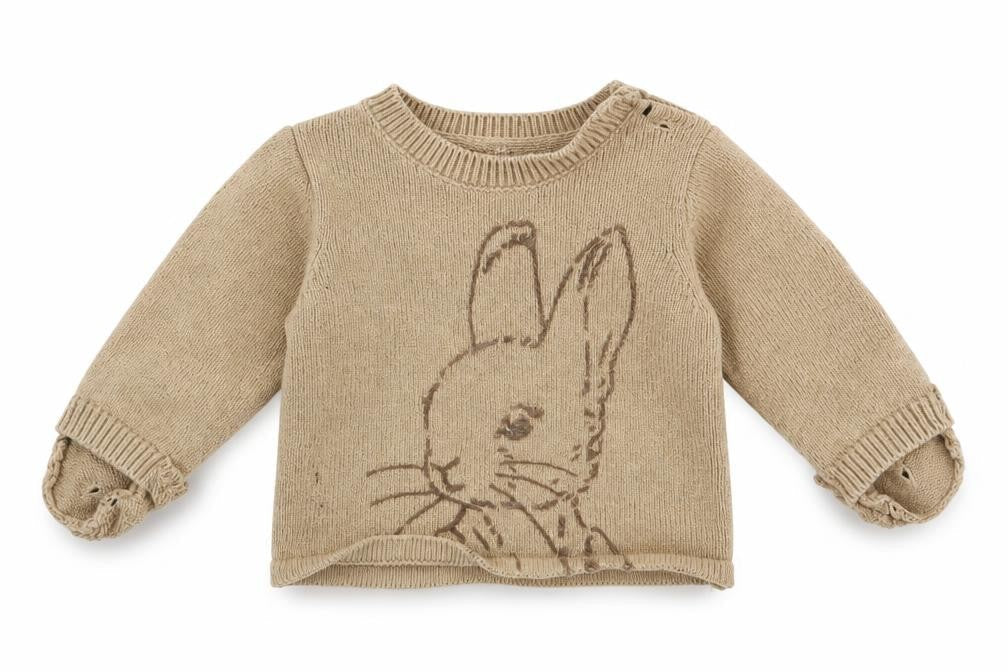 Marks and Spencer Baby Brown   Pullover Jumper Size 0-3 Months