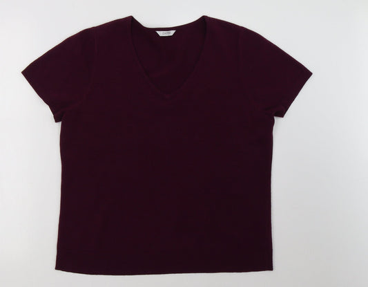 BHS Womens Red   Pullover Sweatshirt Size 18