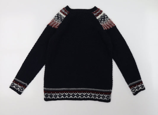 Matalan Mens Blue   Pullover Sweatshirt Size S
