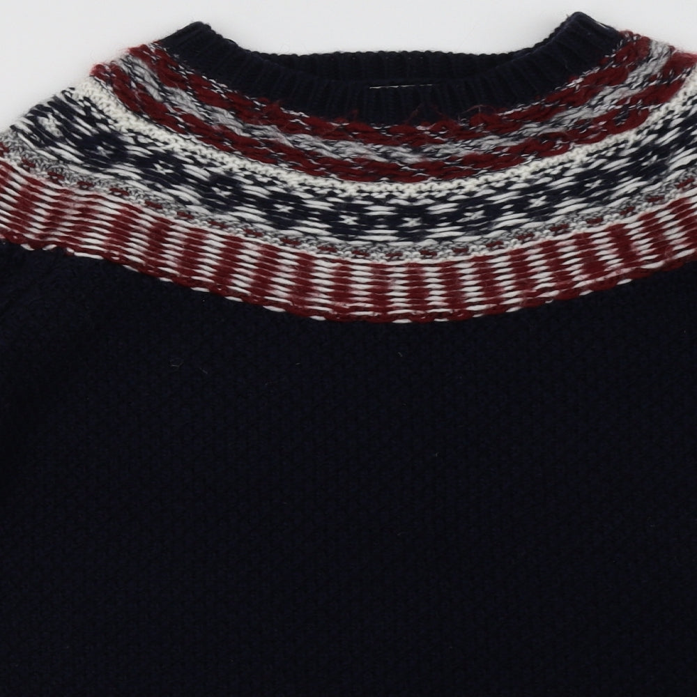 Matalan Mens Blue   Pullover Sweatshirt Size S