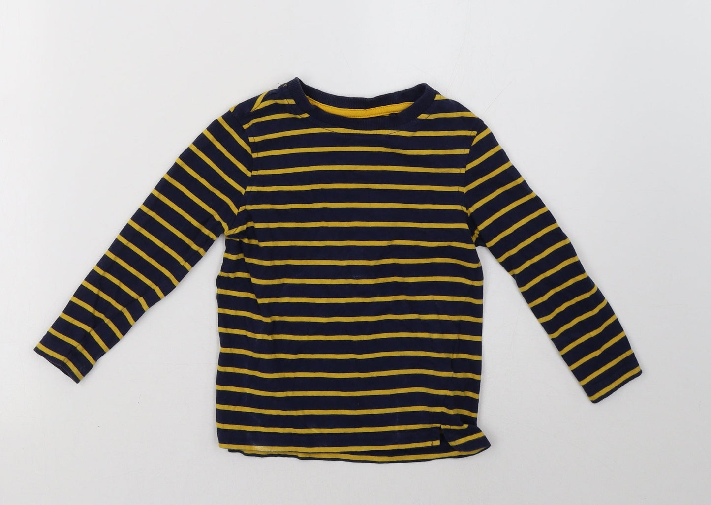 George Boys Blue Striped  Pullover Sweatshirt Size 2-3 Years