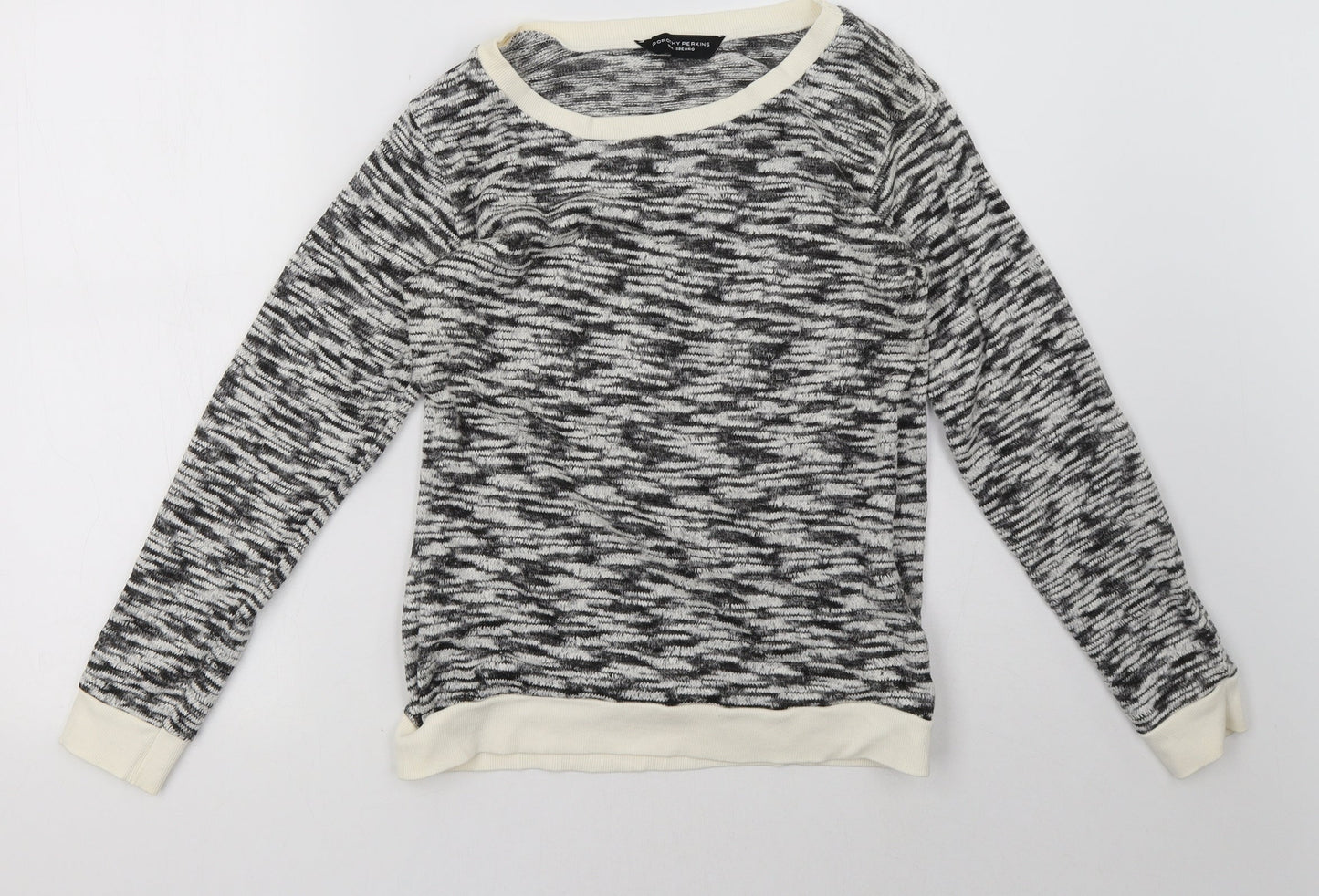 Dorothy Perkins Womens Grey   Pullover Sweatshirt Size 10