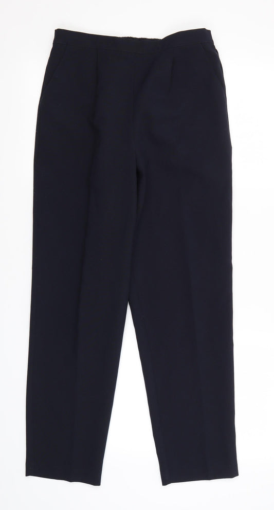 Sarah Hamilton Womens Blue   Dress Pants Trousers Size 10 L27 in