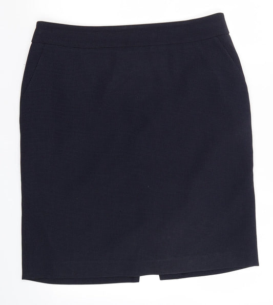 Planet Womens Blue   Straight & Pencil Skirt Size 14
