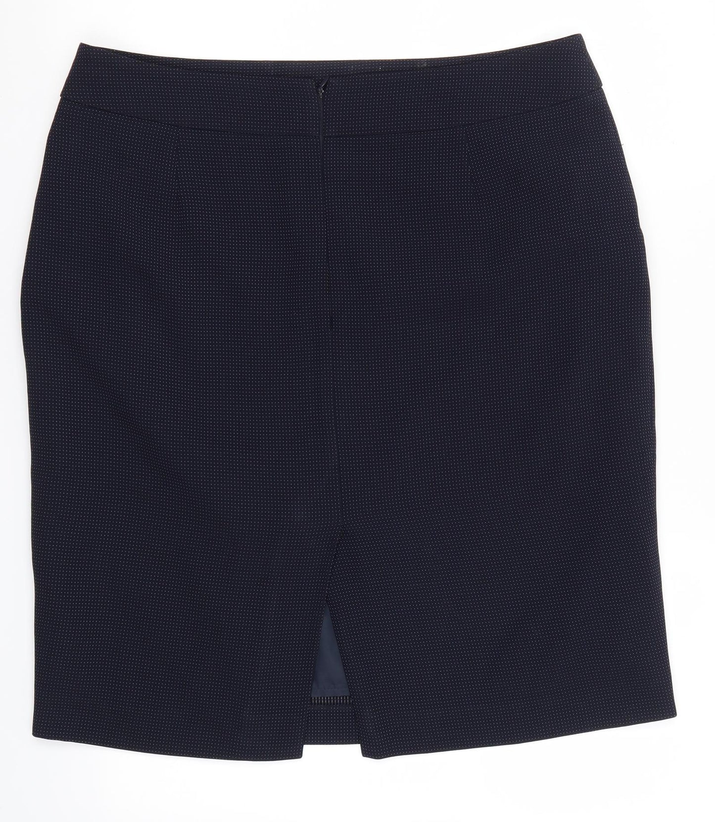 Planet Womens Blue   Straight & Pencil Skirt Size 14