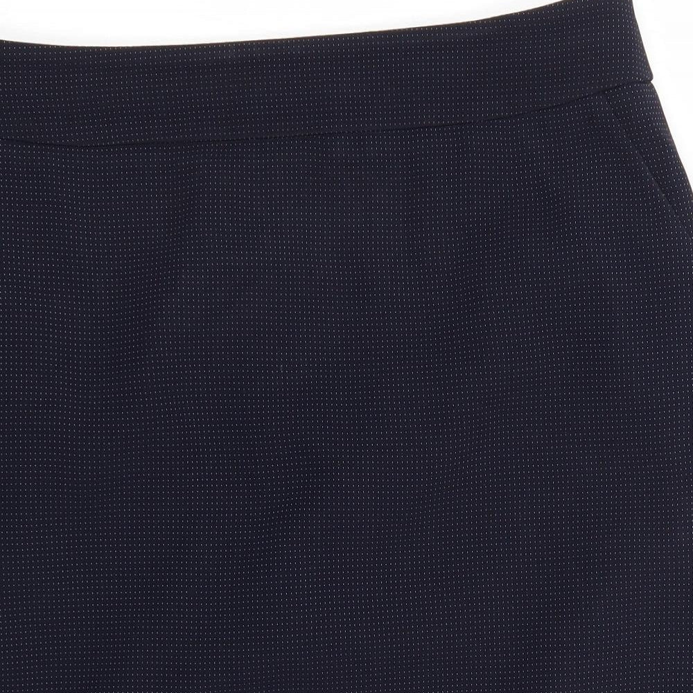 Planet Womens Blue   Straight & Pencil Skirt Size 14