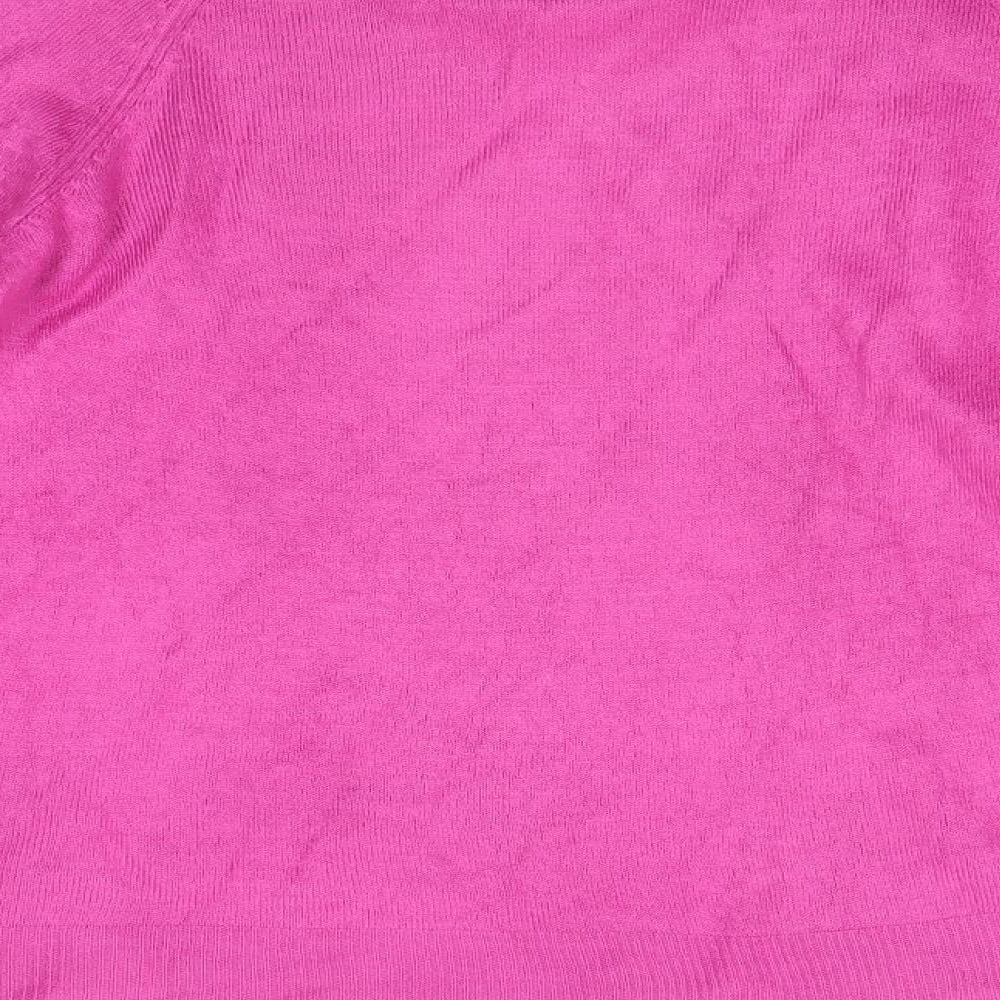 M&S Womens Pink   Pullover Jumper Size 12