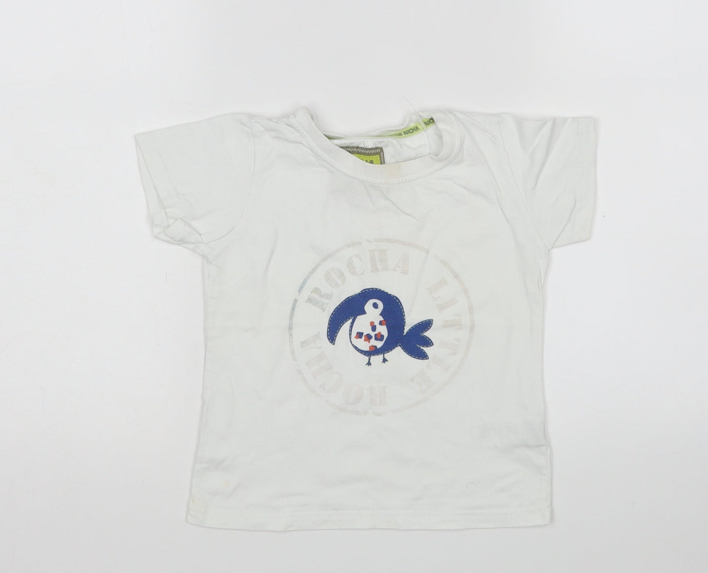 Debenhams Boys White   Basic T-Shirt Size 2-3 Years