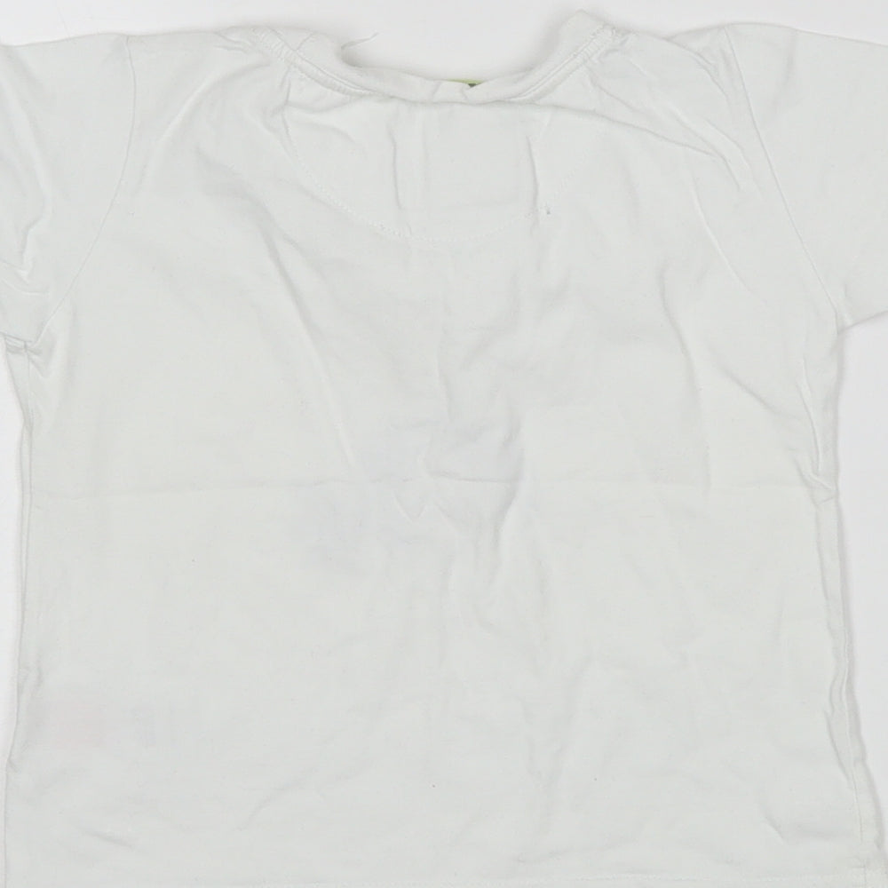 Debenhams Boys White   Basic T-Shirt Size 2-3 Years