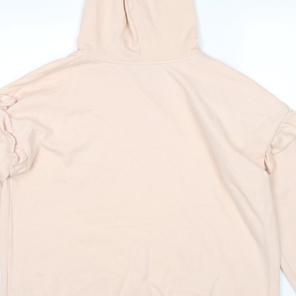 Papaya Womens Pink   Pullover Hoodie Size L