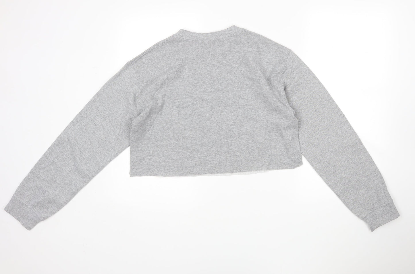 New Look Womens Grey   Pullover Jumper Size S  - Cropped