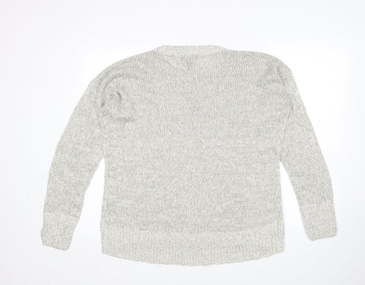 New Look Womens Grey   Pullover Jumper Size M