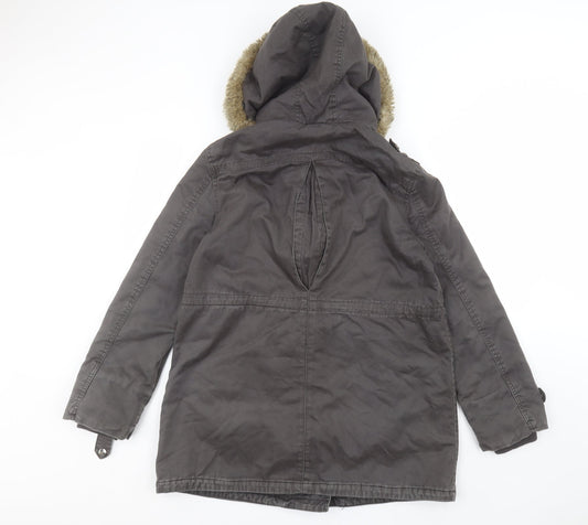 Marks and Spencer Womens Green   Parka Coat Size 10