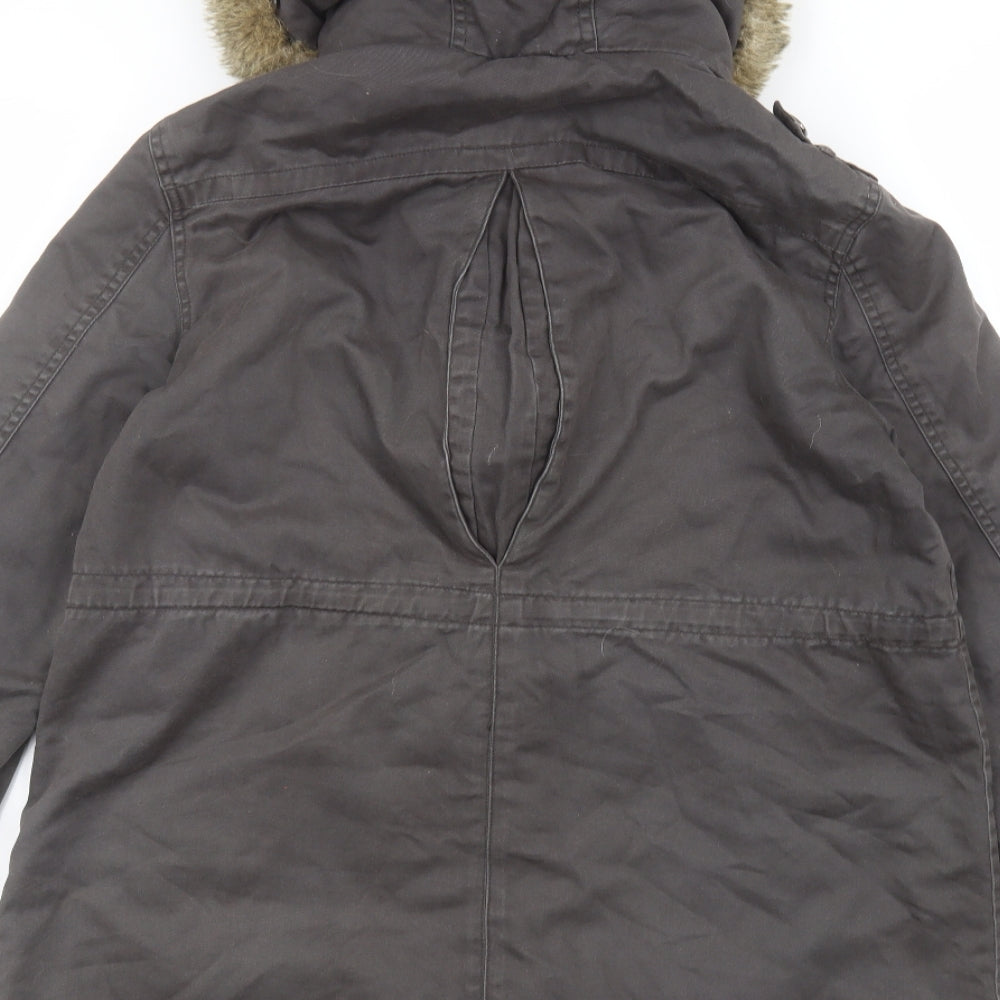 Marks and Spencer Womens Green   Parka Coat Size 10