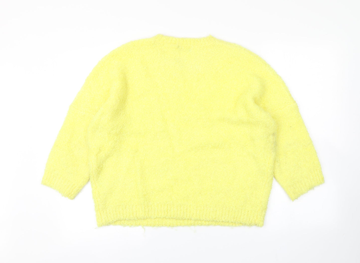 Roman Womens Yellow   Pullover Jumper Size 16