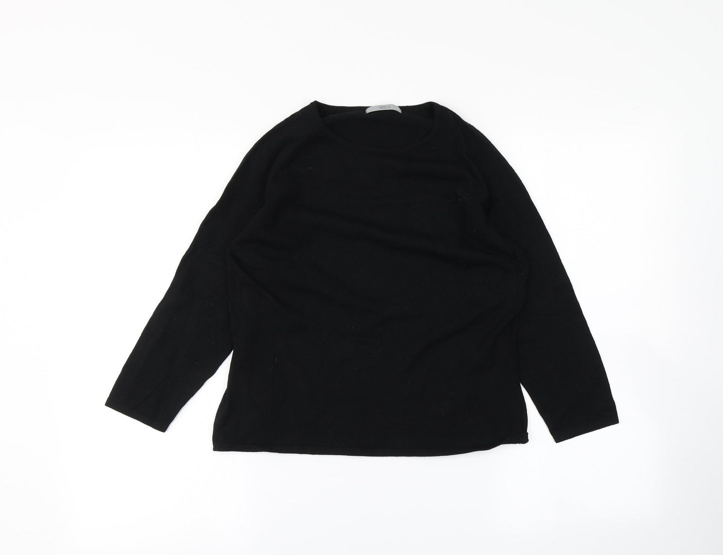 Marks and Spencer Womens Black   Basic T-Shirt Size 14