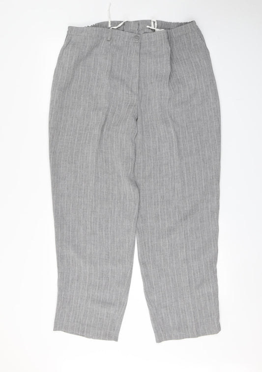 Preworn Womens Grey   Trousers  Size 22 L29 in