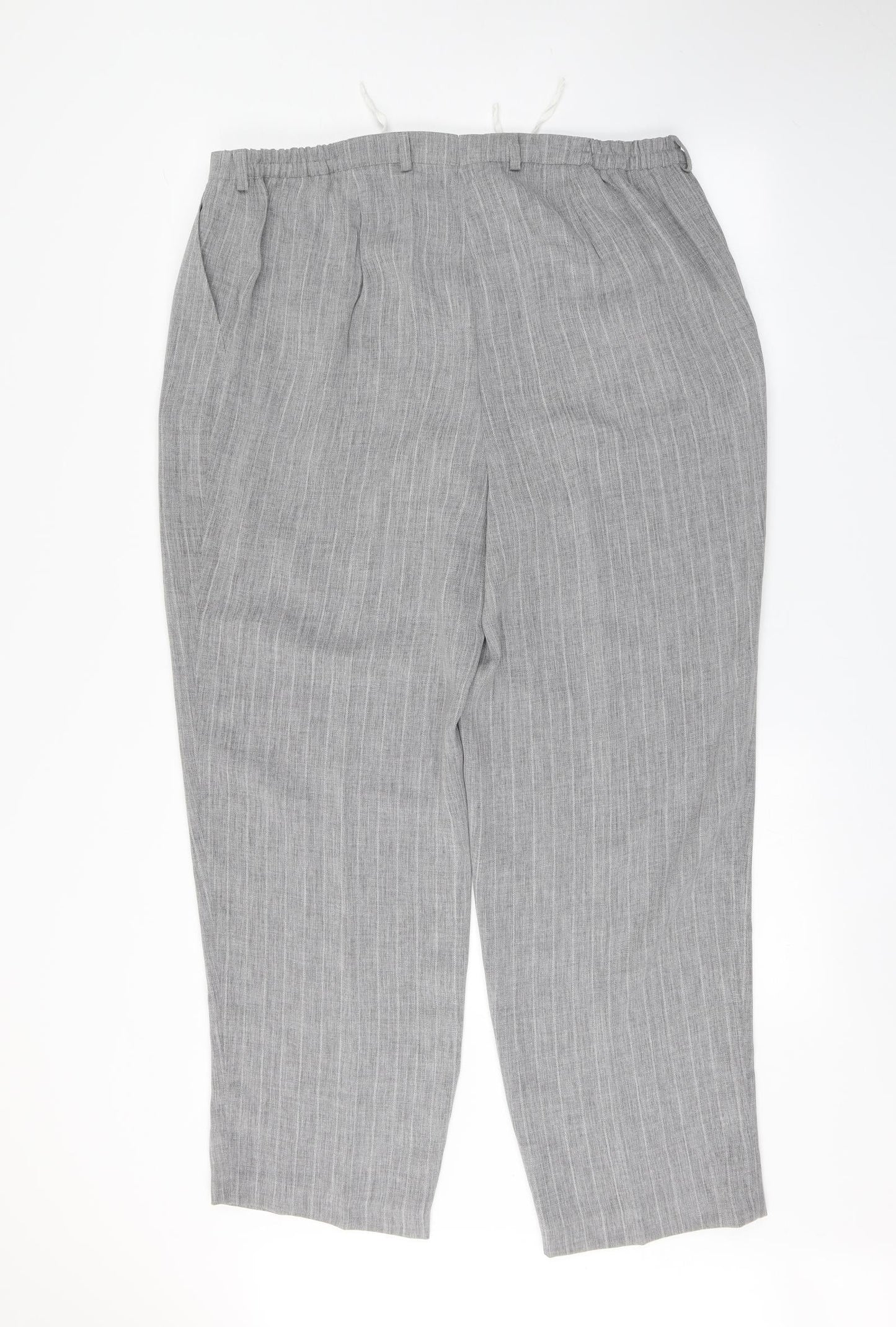 Preworn Womens Grey   Trousers  Size 22 L29 in