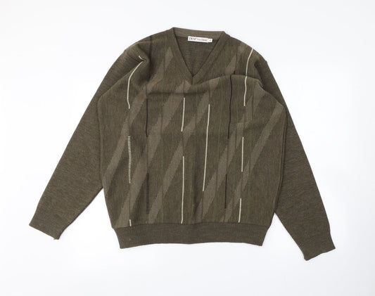 EWM Womens Brown   Pullover Jumper Size M