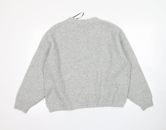 H&M Mens Grey   Pullover Jumper Size S