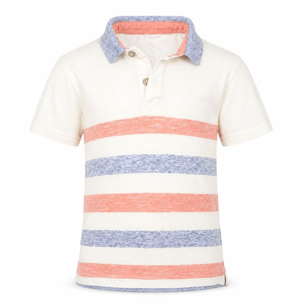 Matalan Boys Multicoloured Striped  Basic Polo Size 6 Years