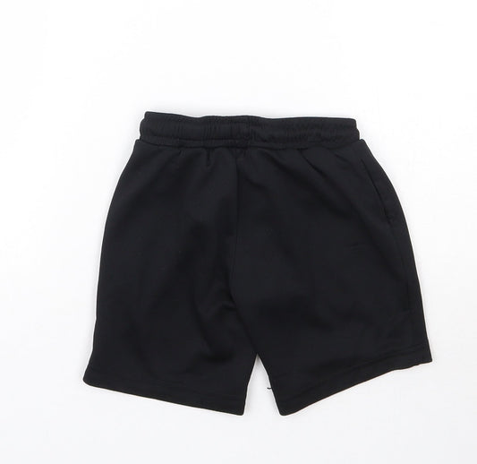 Matalan Boys Black   Sweat Shorts Size 4 Years