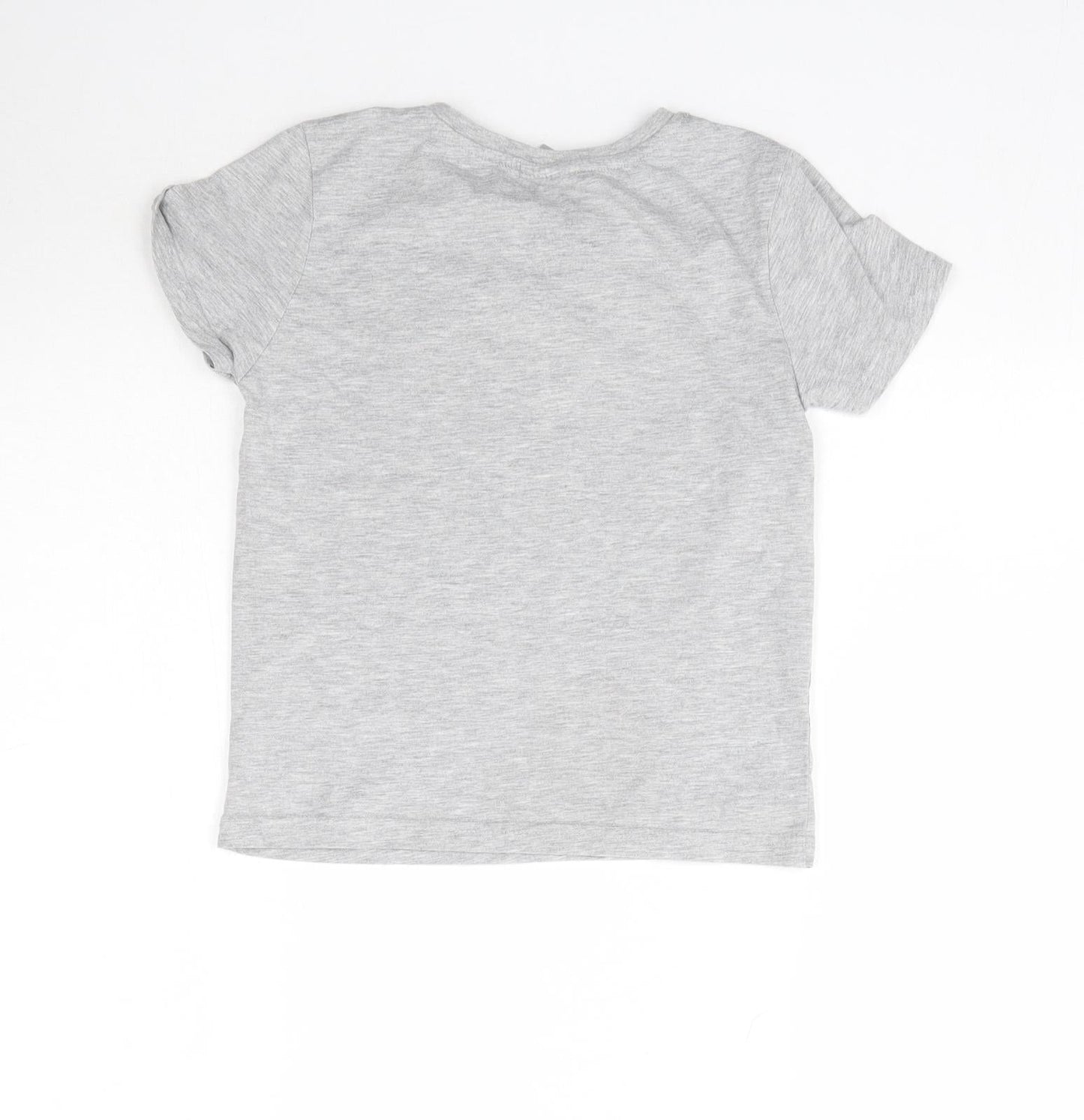Primark Girls Grey   Basic T-Shirt Size 7-8 Years  - Batman