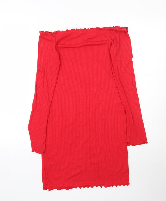 Preworn Womens Red   Bodycon  Size S
