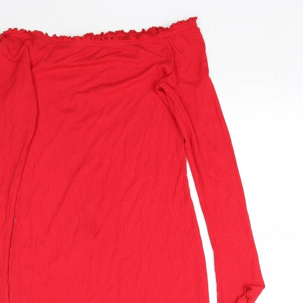 Preworn Womens Red   Bodycon  Size S