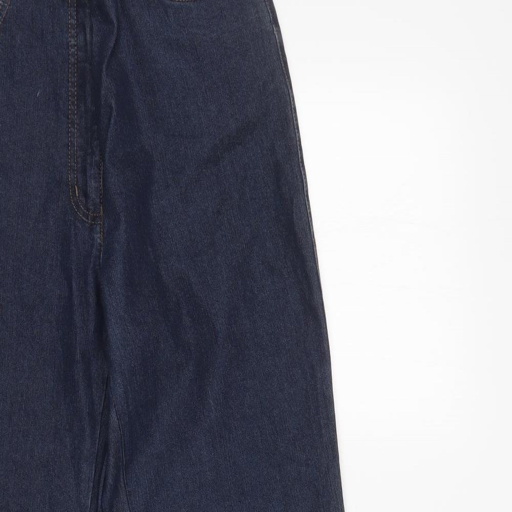 KURZ Womens Blue   Straight Jeans  L30 in