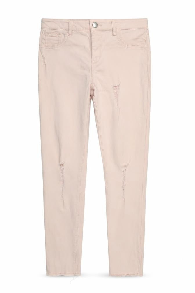 Denim & Co. Girls Pink   Tapered Jeans Size 12-13 Years