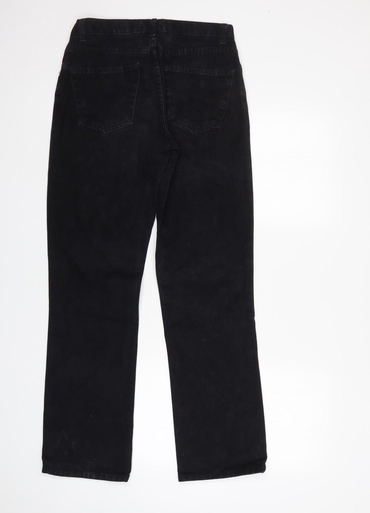 DP Denim Womens Black   Flared Jeans Size 12 L32 in