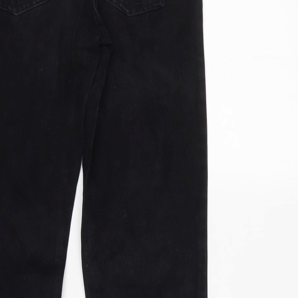 DP Denim Womens Black   Flared Jeans Size 12 L32 in