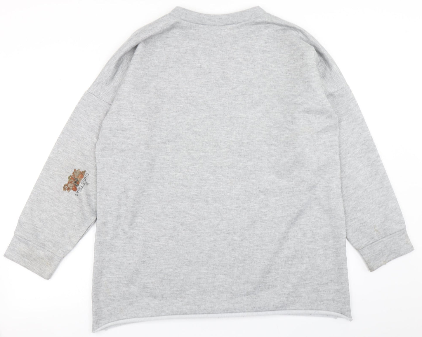 I SAW IT FIRST Womens Grey   Pullover Sweatshirt Size 14