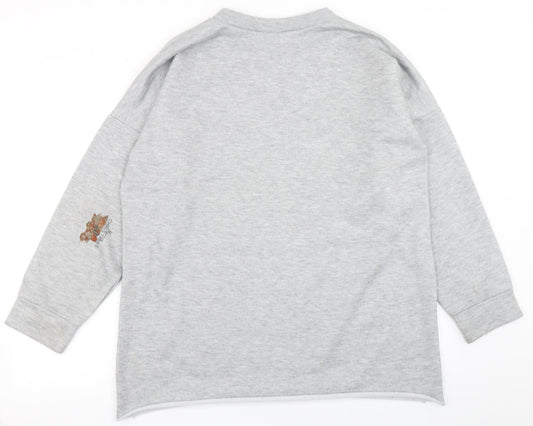I SAW IT FIRST Womens Grey   Pullover Sweatshirt Size 14