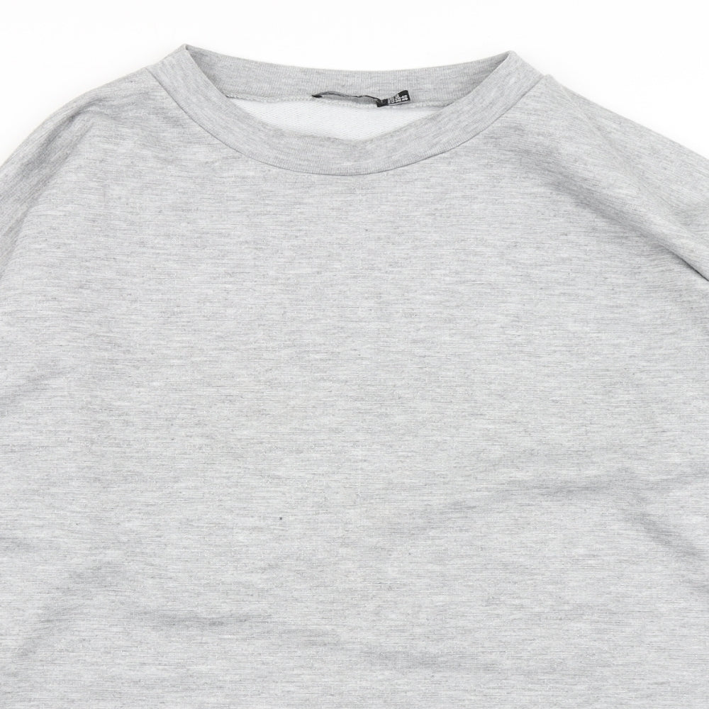 I SAW IT FIRST Womens Grey   Pullover Sweatshirt Size 14