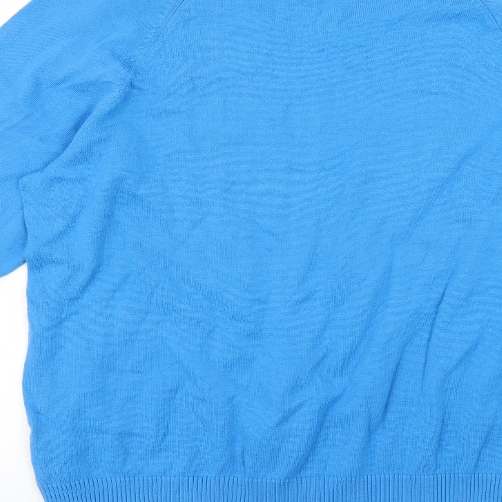 fu53 Mens Blue   Pullover Jumper Size L