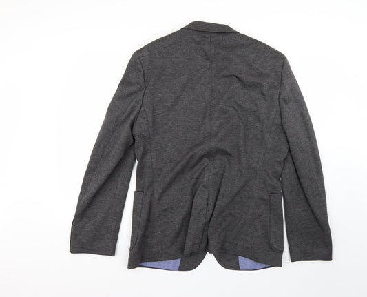 acw85 Mens Grey   Jacket Blazer Size L