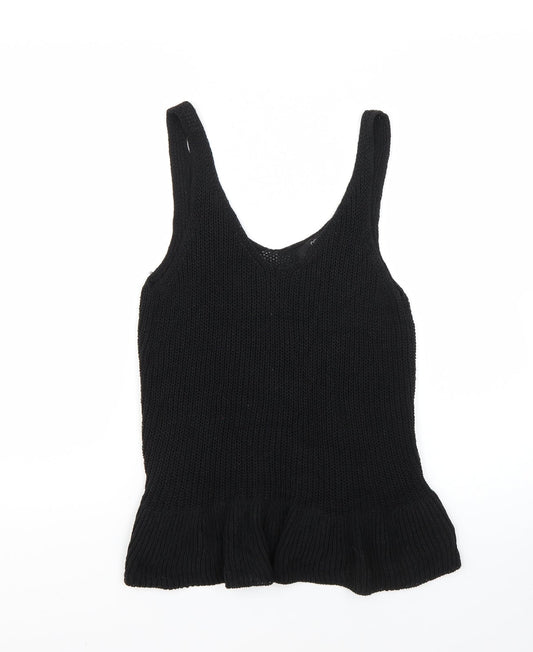 NEXT Womens Black   Basic T-Shirt Size 8