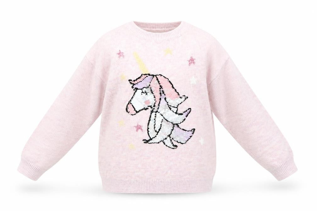 TU Girls Purple Geometric  Pullover Jumper Size 8 Years