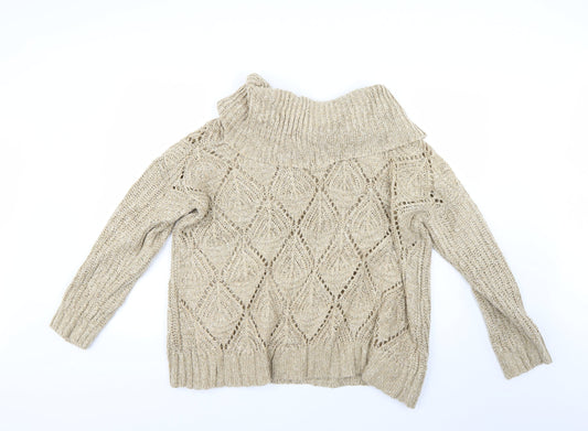 Anthology Womens Beige   Pullover Jumper Size 16