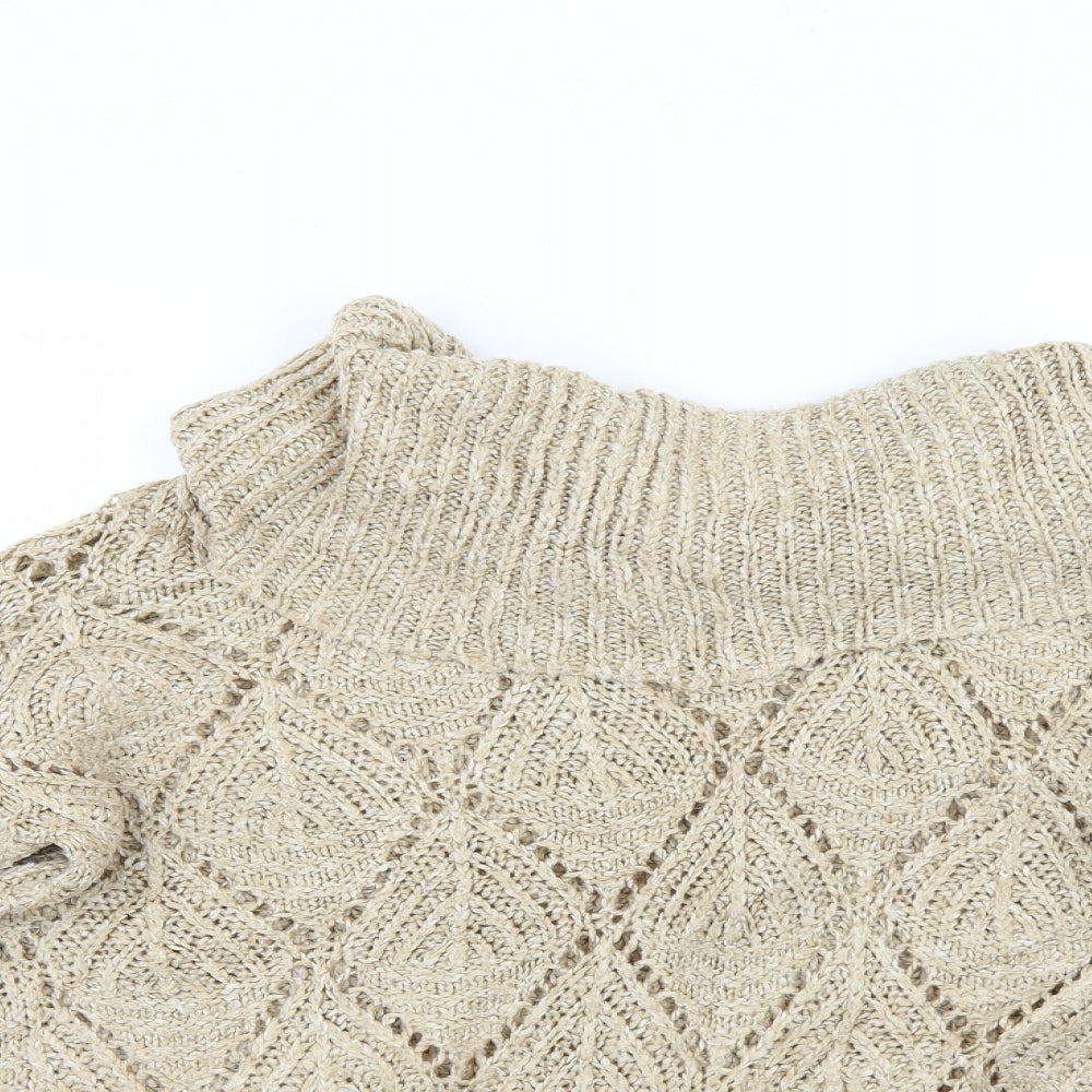 Anthology Womens Beige   Pullover Jumper Size 16
