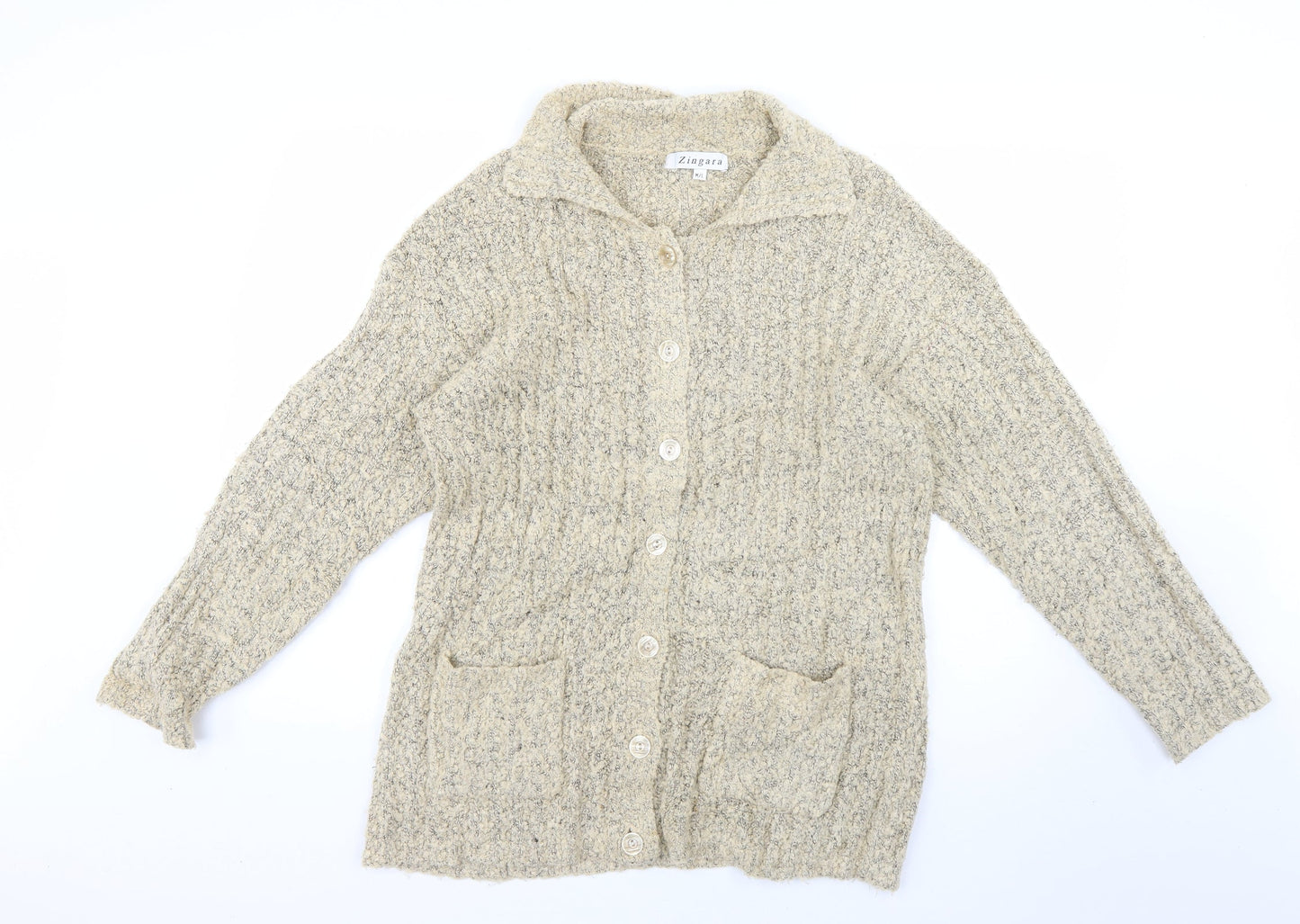 zingara Womens Beige   Cardigan Jumper Size M